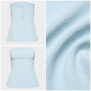 Aritzia Wilfred Posh Tube Top Dew Blue Size 4